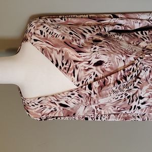 🟩 🟦 Jennifer Lopez faux wrap Top NWOT